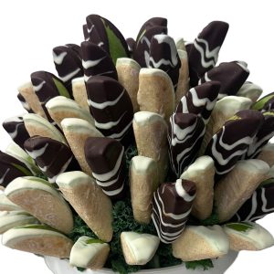 Chocolate Apple Wedges
