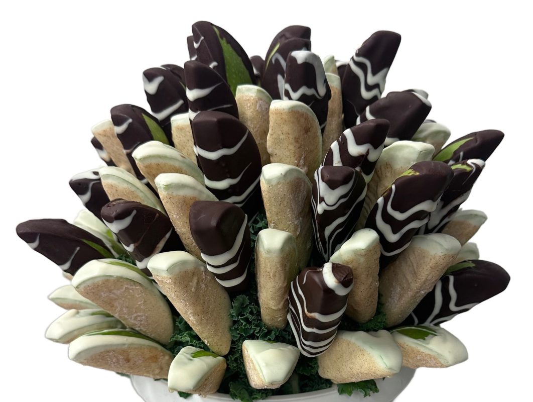 Chocolate Apple Wedges